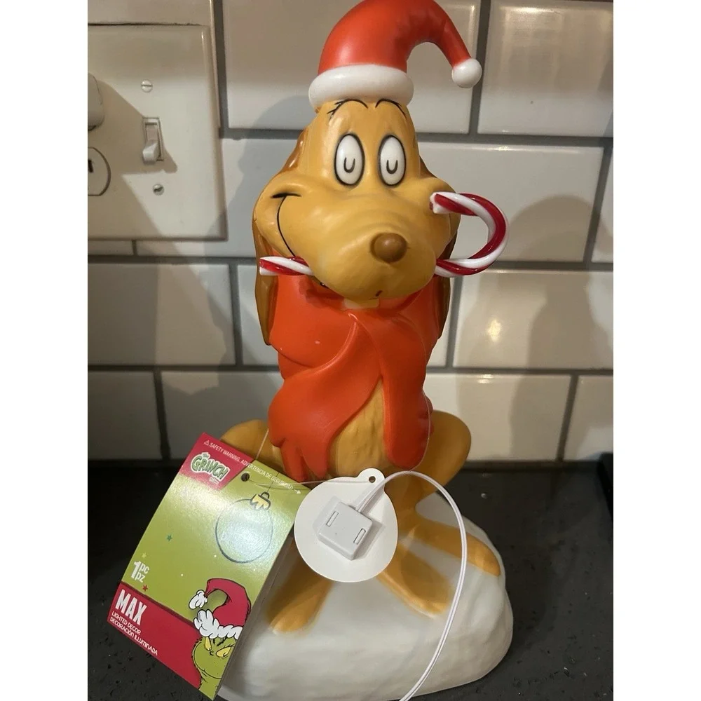 How The‎ Grinch Stole Christmas Blow Mold Max Dog 12